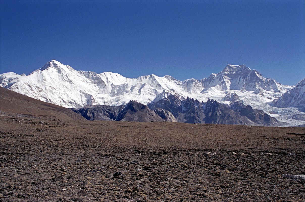 Gokyo 4 Nameless Fangs 2 Cho Oyu To Gyachung Kang From Climb To Nameless Fangs